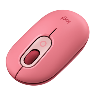 Logitech POP Mouse, Heartbreaker, optiskā, rozā - Bezvadu datorpele
