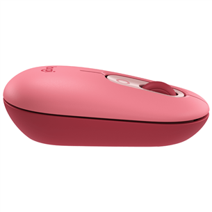 Logitech POP Mouse, Heartbreaker, optiskā, rozā - Bezvadu datorpele