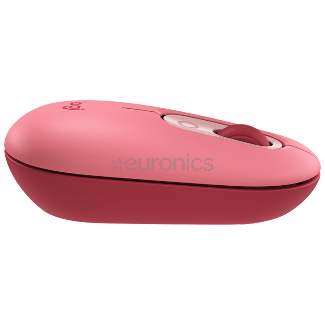 Logitech POP Mouse, Heartbreaker, pink - Wireless Optical Mouse