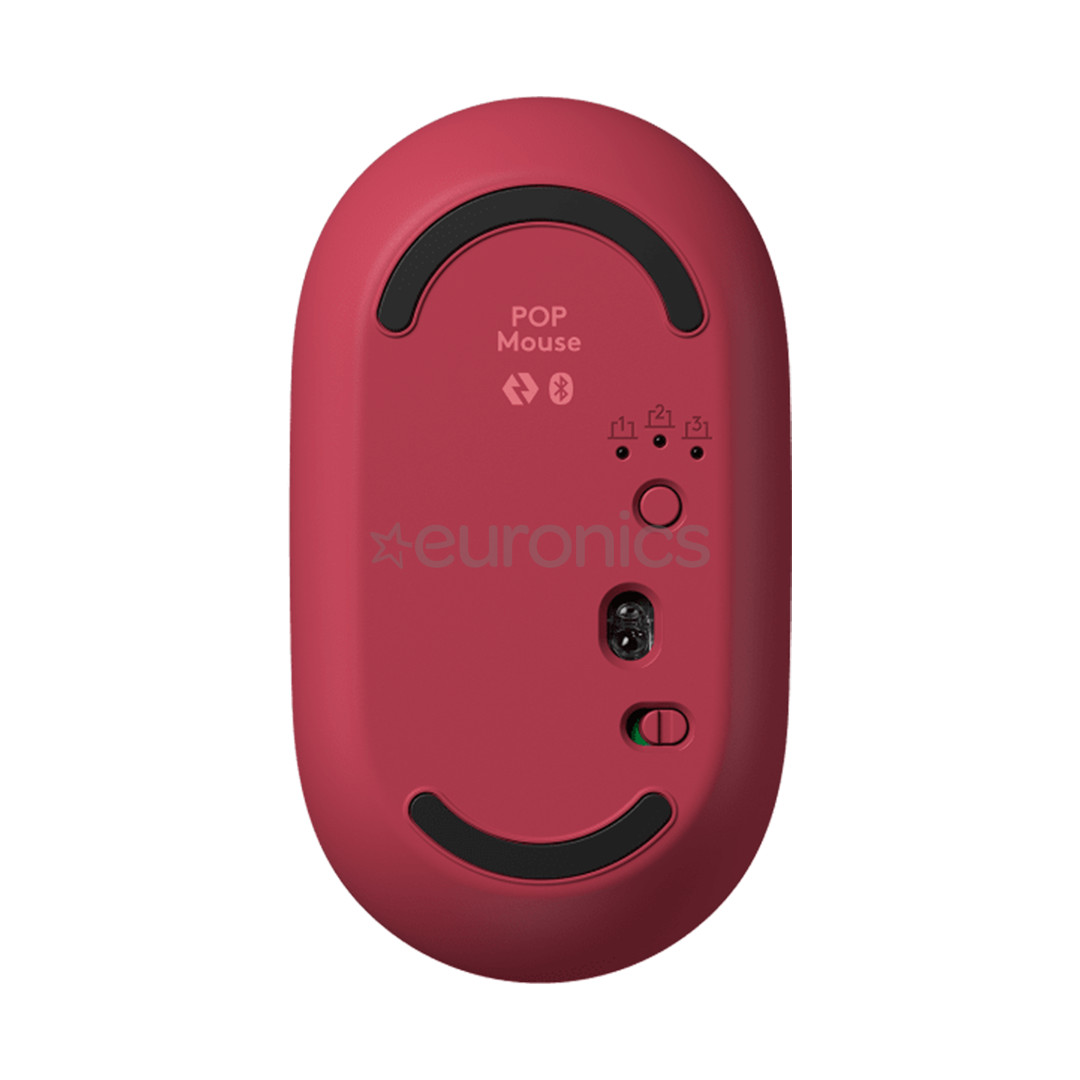Logitech POP Mouse, Heartbreaker, pink - Wireless Optical Mouse