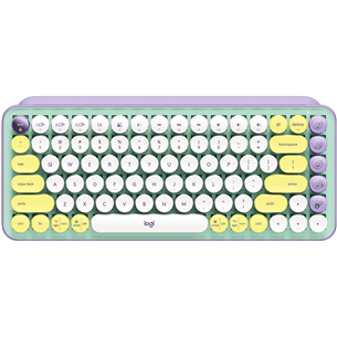 Logitech POP Keys Wireless Mechanical Emoji, RUS, daydream lilac - Wireless Keyboard