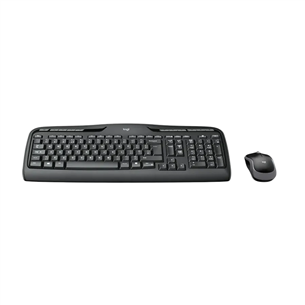 Logitech MK330, US, melna - Bezvadu klaviatūra ar peli