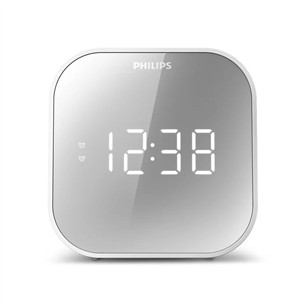 Philips TAR4406/12, FM, USB, white - Clock radio