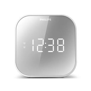 Philips TAR4406/12, FM, USB, balta - Radio pulkstenis TAR4406/12