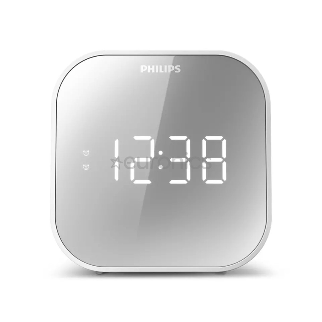 Philips TAR4406/12, FM, USB, white - Clock radio
