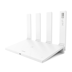 HUAWEI WiFi AX3, Quad-core, Wi-Fi 6, balta - Bezvadu rūteris 53037715