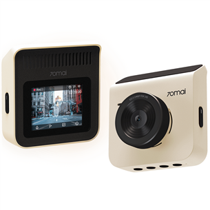 70mai Dash Cam A400, 1440P, WiFi, beige - Dash camera