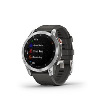 Garmin EPIX 2, slate / black silicone band - Sports watch 010-02582-01