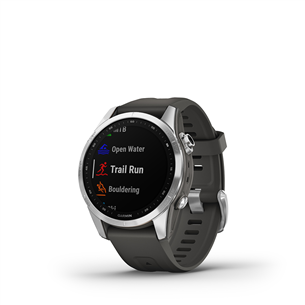 Garmin fenix 7S, 42 mm, silver / graphite band - Sports watch