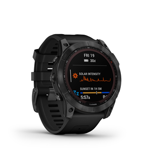 Garmin fenix 7X - Solar Edition, 51 mm, melna – Viedpulkstenis