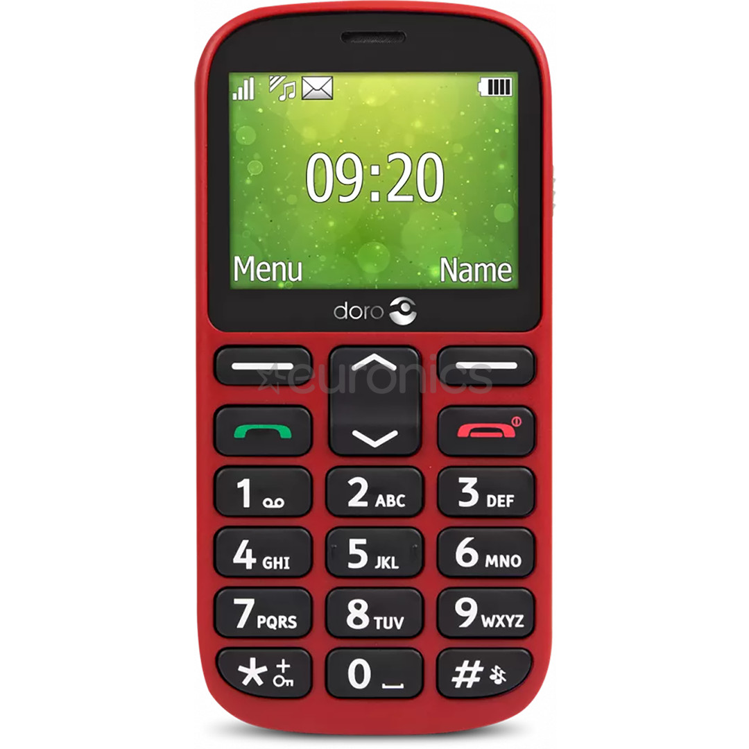 Doro 1360, red - Mobile phone