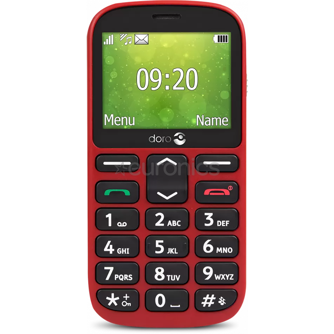 Doro 1360, red - Mobile phone