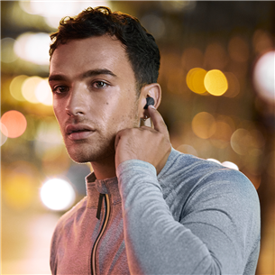 Jabra Elite 4 Active, melna - Bezvadu sporta austiņas