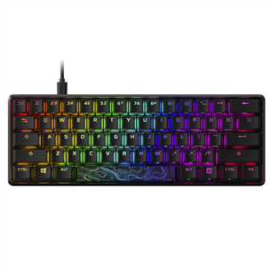 HyperX Alloy Origins 60, HX Red Switch, US, black - Mechanical Keyboard