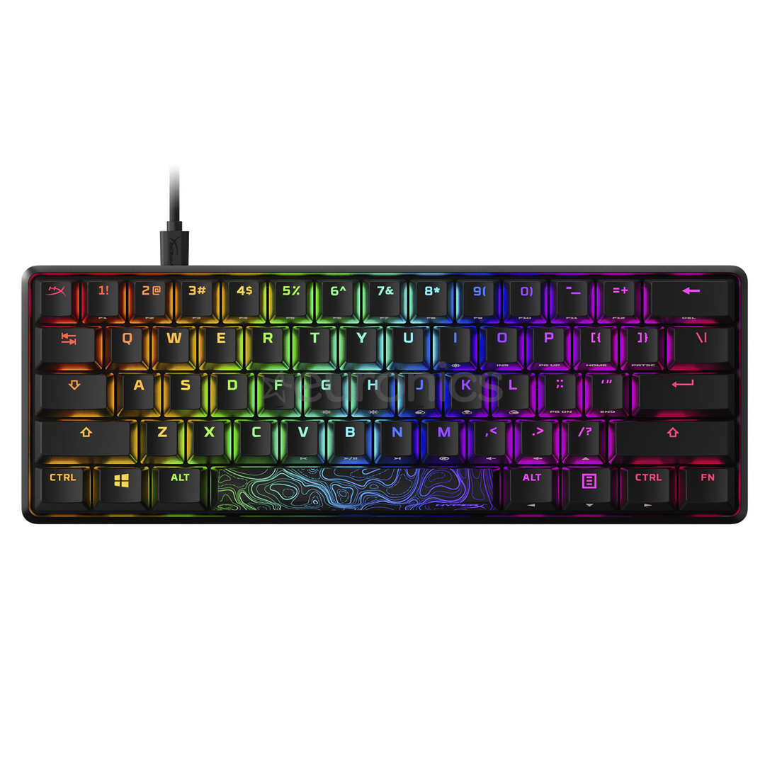 HyperX Alloy Origins 60, HX Red Switch, US, черный - Механическая клавиатура