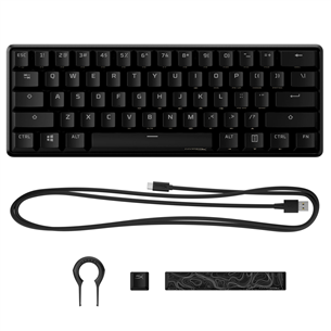 HyperX Alloy Origins 60, HX Red Switch, US, black - Mechanical Keyboard