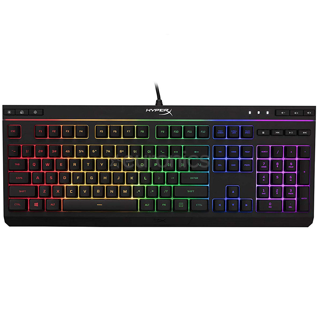 HyperX Alloy Core RGB, US, melna - Klaviatūra