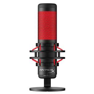 HyperX QuadCast, черный/красный - Микрофон 4P5P6AA