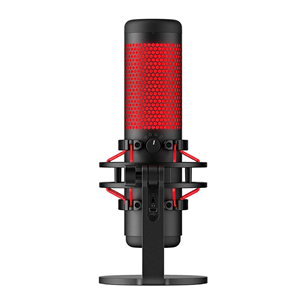 HyperX QuadCast, melna/sarkana - Mikrofons