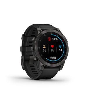 Garmin EPIX 2 Sapphire, black titanium / black band - Sports watch 010-02582-11