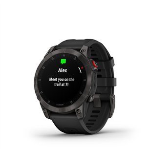 Garmin EPIX 2 Sapphire, melna – Viedpulkstenis