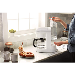 KitchenAid Classic, water tank 1.7 L, white - Filter coffee machine