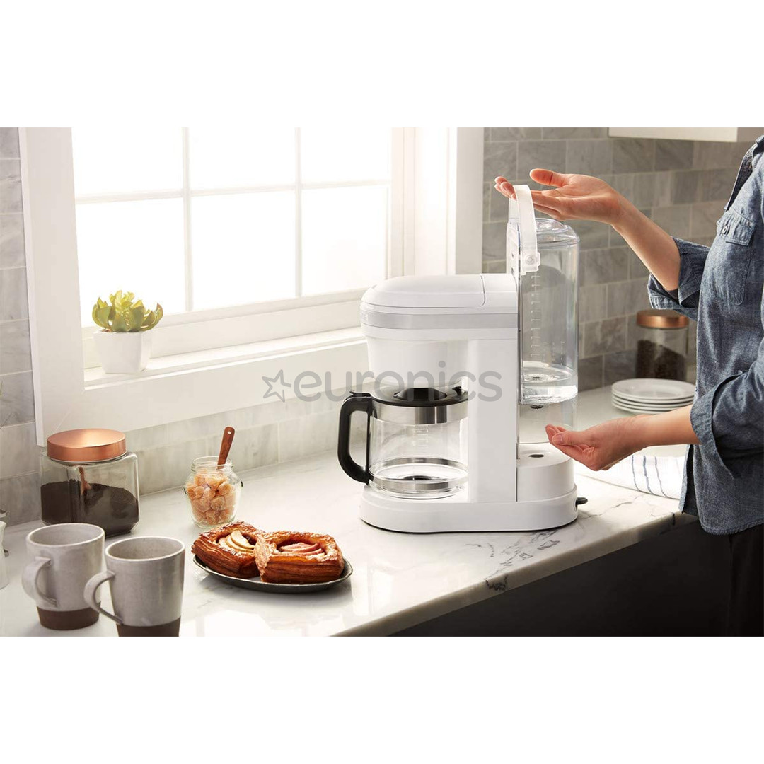 KitchenAid Classic, water tank 1.7 L, white - Filter coffee machine