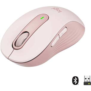 Logitech Signature M650 L, silent, pink - Wireless Optical Mouse 910-006237