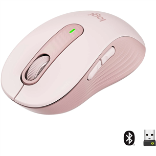 Logitech Signature M650 L, optiskā, rozā - Bezvadu datorpele