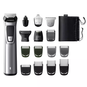 Philips Multigroom 7000 Series, 16 в 1, серый - Триммер