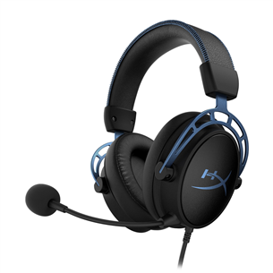 Kingston HyperX Cloud Alpha S, 7.1, zila/melna - Austiņas ar mikrofonu 4P5L3AA