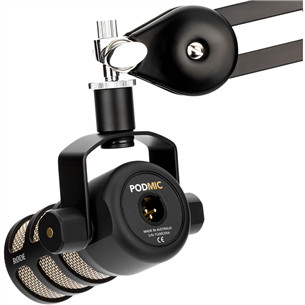 RODE PodMic, XLR, melna - Mikrofons