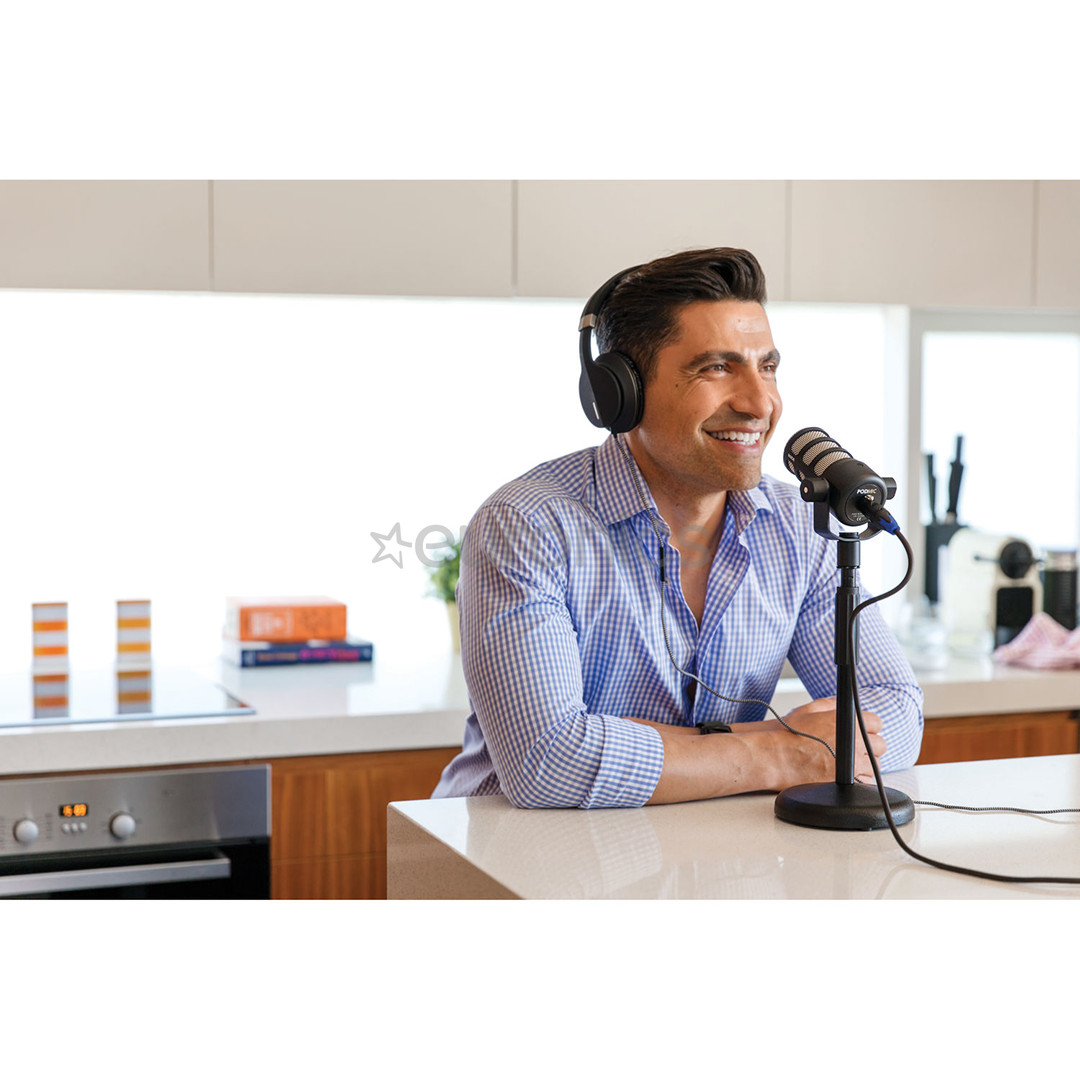 RODE PodMic, XLR, melna - Mikrofons