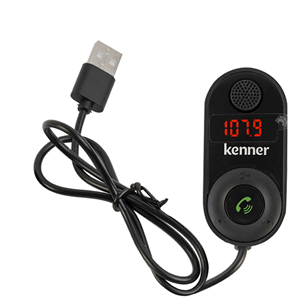 Kenner FT-622 BT, Bluetooth, USB barošana, SD karšu atbalsts, melna - FM modulators