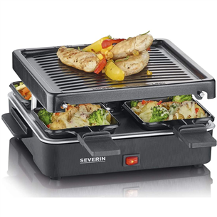 Severin, 600 W, black - Raclette grill RG2370