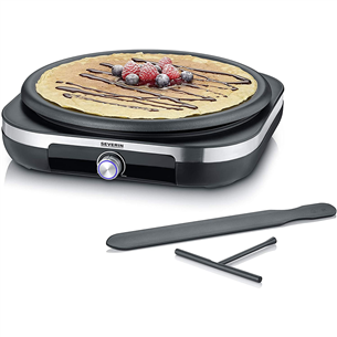 Severin, 1500 W, black - Crepes maker XXL