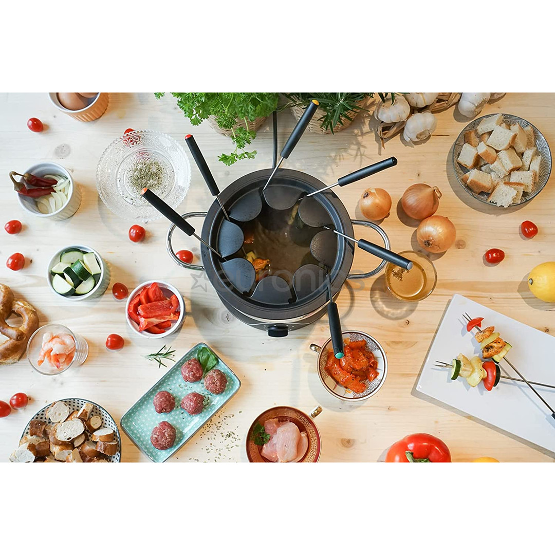 Severin, 1500 W, nerūsējošā tērauda - Pankūku un fondī pagatavošanas ierīce