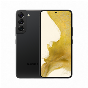 Samsung Galaxy S22, 128 GB, black - Smartphone SM-S901BZKDEUE