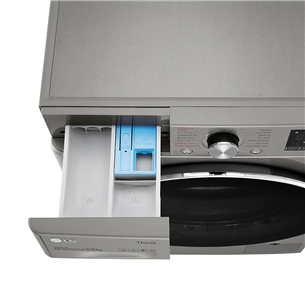 LG, 9 kg / 6 kg, depth 56.5 cm, 1400 rpm - Washer-Dryer Combo