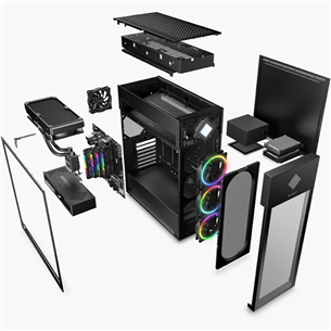 HP OMEN 45L Gaming Desktop GT22-0002no, i9, 64 ГБ, 2 ТБ, RTX3090, W11P - Настольный компьютер