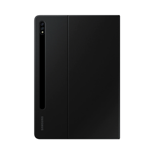 Samsung Galaxy Tab S7 / S8 Book Cover, melna - Apvalks planšetdatoram