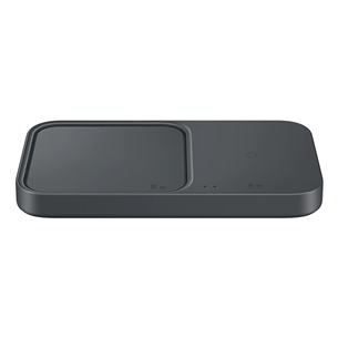 Samsung Wireless Charger Duo Pad + Travel Adapter, pelēka - Bezvadu lādētājs EP-P5400TBEGEU