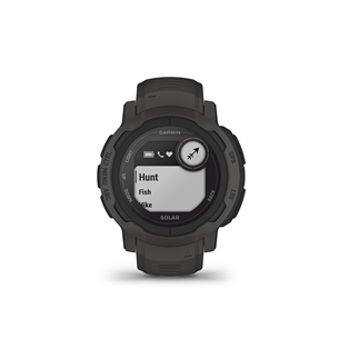 Garmin Instinct 2 Solar, 45 mm, tumši pelēka - Viedpulkstenis