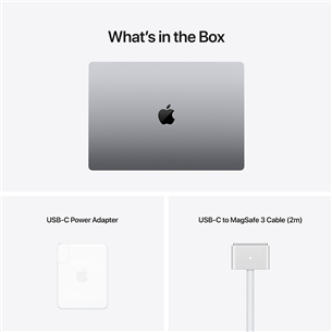 Apple MacBook Pro 16 (2021), M1 Pro 10C/16C, 16 GB, 512 GB, US, space gray - Notebook