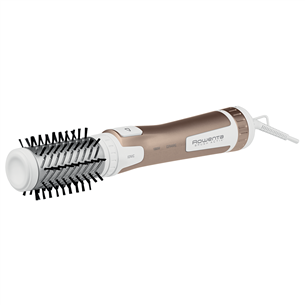 Rowenta Brush Activ Compact, 1000W, balta/zelta - Rotējošs matu veidotājs