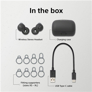 Sony LinkBuds, black - True wireless earbuds