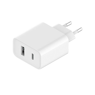 Xiaomi Mi 33W Wall Charger (Type-A + Type-C), balta - Lādētājs BHR4996GL
