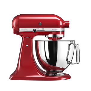 KitchenAid Artisan Exclusive, 4.8 L, 300 W, sarkana - Mikseris 5KSM185PSEER