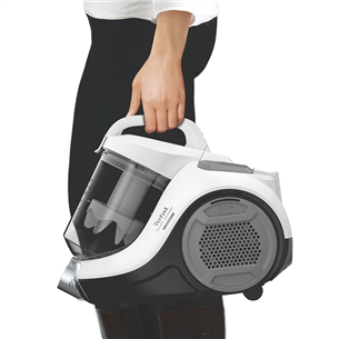 Tefal Swift Power Cyclonic, 750 W, bez maisiņa, balta/pelēka - Putekļu sūcējs