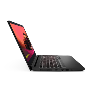 Lenovo IdeaPad Gaming 3 15ACH6, 15.6'', Ryzen 5, 16 GB, 512 GB, RTX3050Ti, W11H, melna - Portatīvais dators